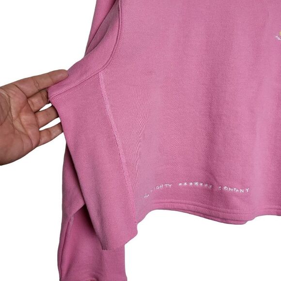 The Mighty Company The Sweatshirt Pink Rainbow Cuff Size S/M - Picture 12 of 15